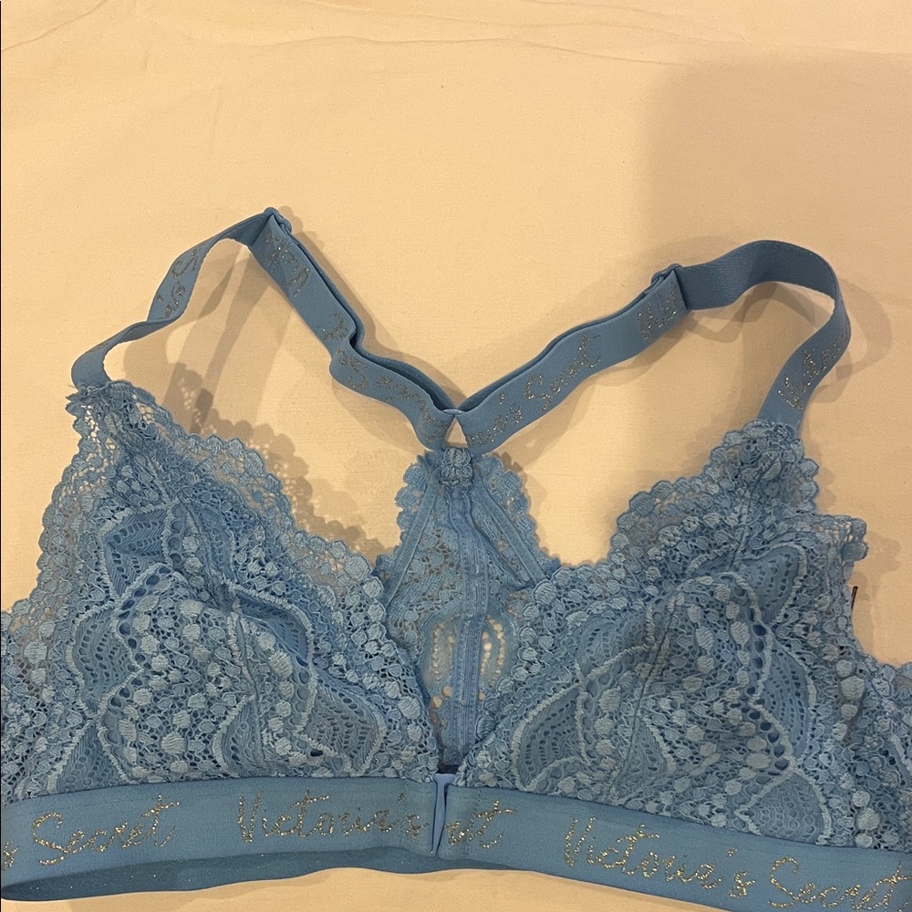 Victoria's Secret Light Blue Lace Bralette